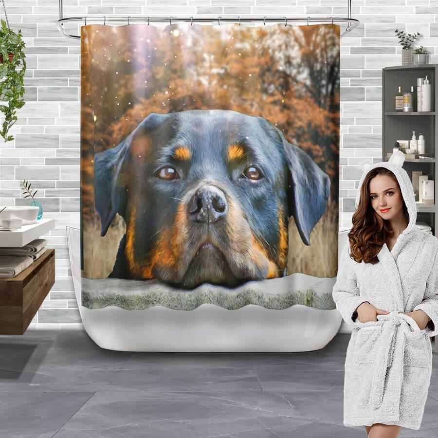 Amzing Dogs Collection Shower Curtain - Creative Fans