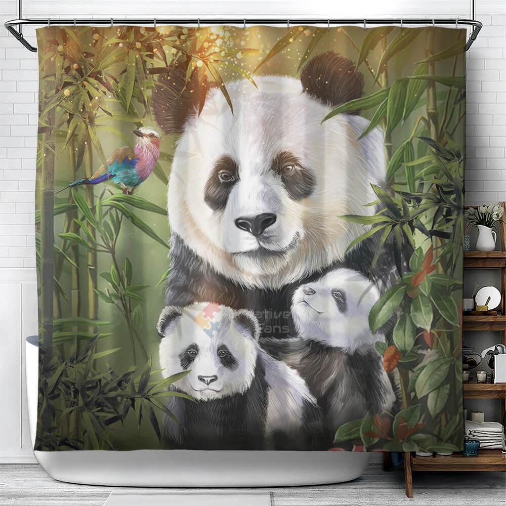 All Wild Lives Collection Shower Curtain - Creative Fans