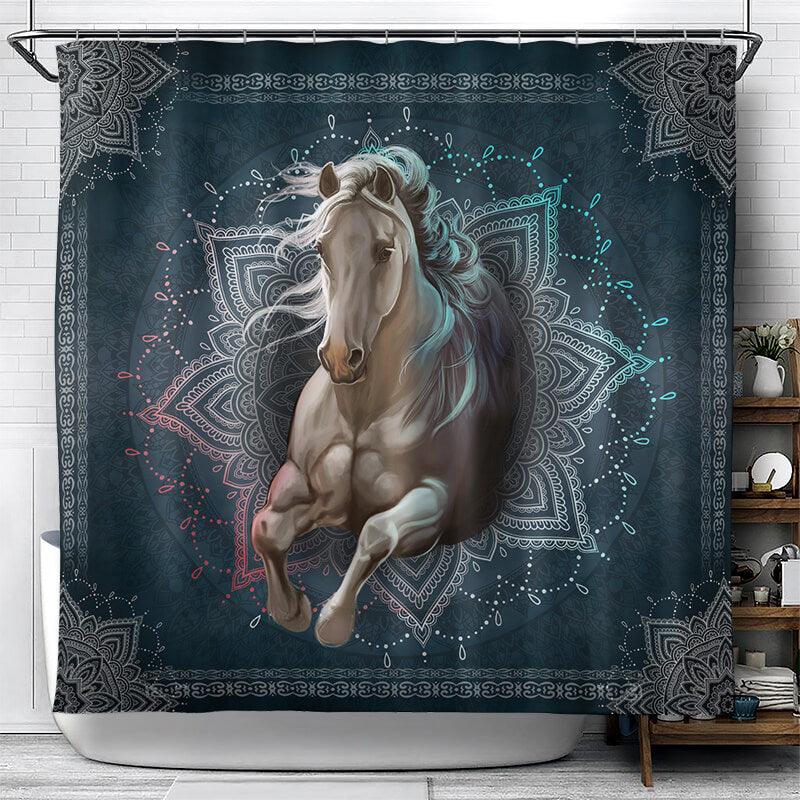 Waterproof - Horses Collection Shower Curtain - Creative Fans