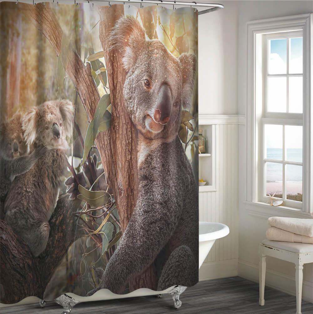 All Wild Lives Collection Shower Curtain - Creative Fans