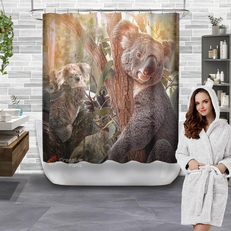 All Wild Lives Collection Shower Curtain - Creative Fans