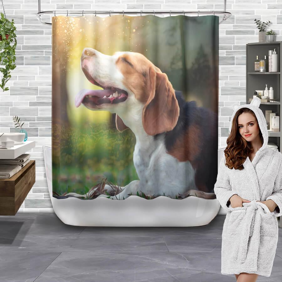 Amzing Dogs Collection Shower Curtain - Creative Fans