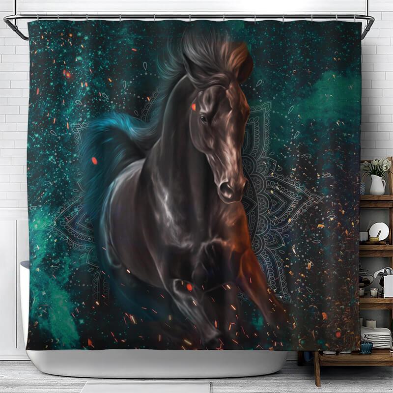 Waterproof - Horses Collection Shower Curtain - Creative Fans