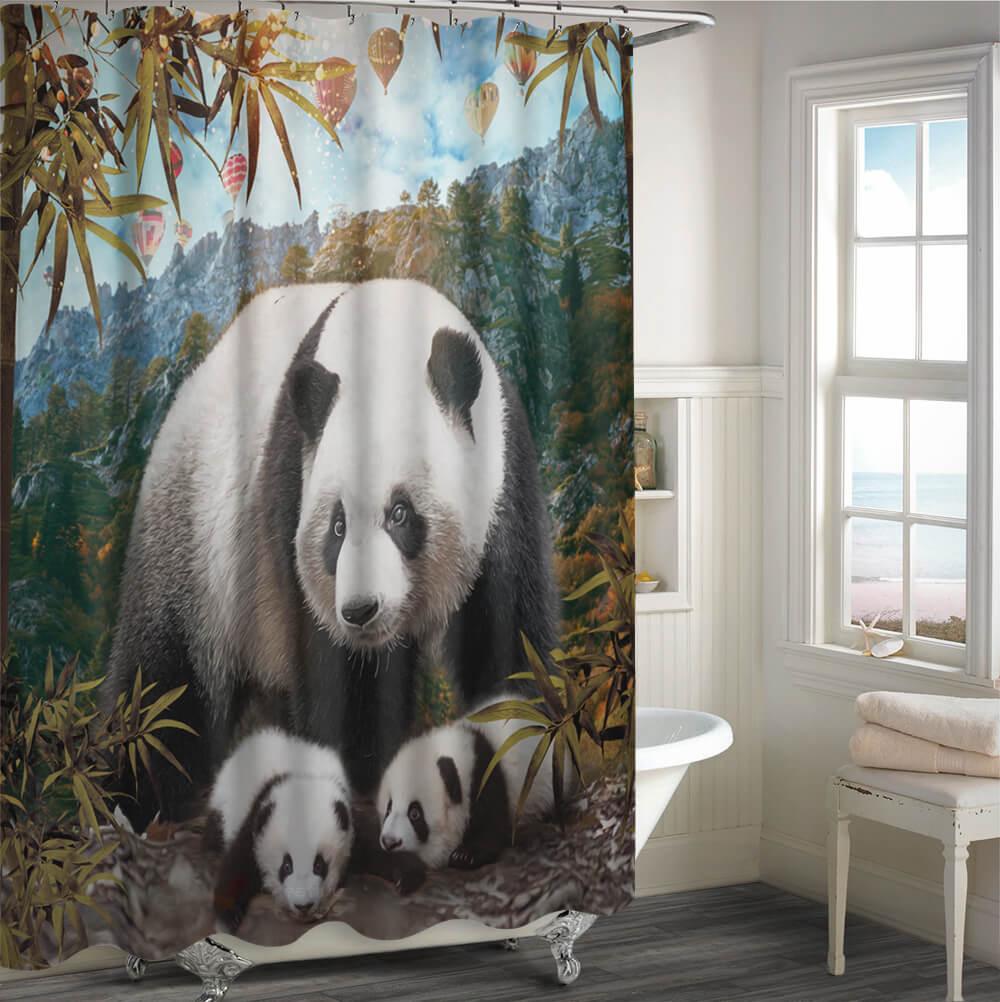 All Wild Lives Collection Shower Curtain - Creative Fans