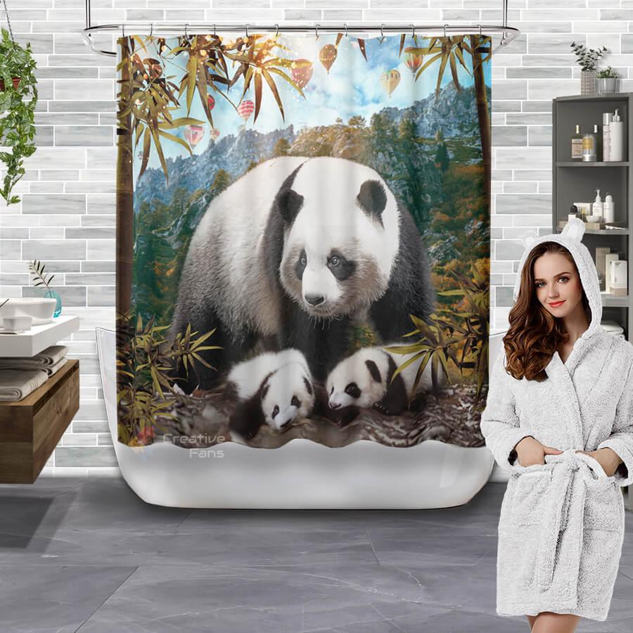 All Wild Lives Collection Shower Curtain - Creative Fans