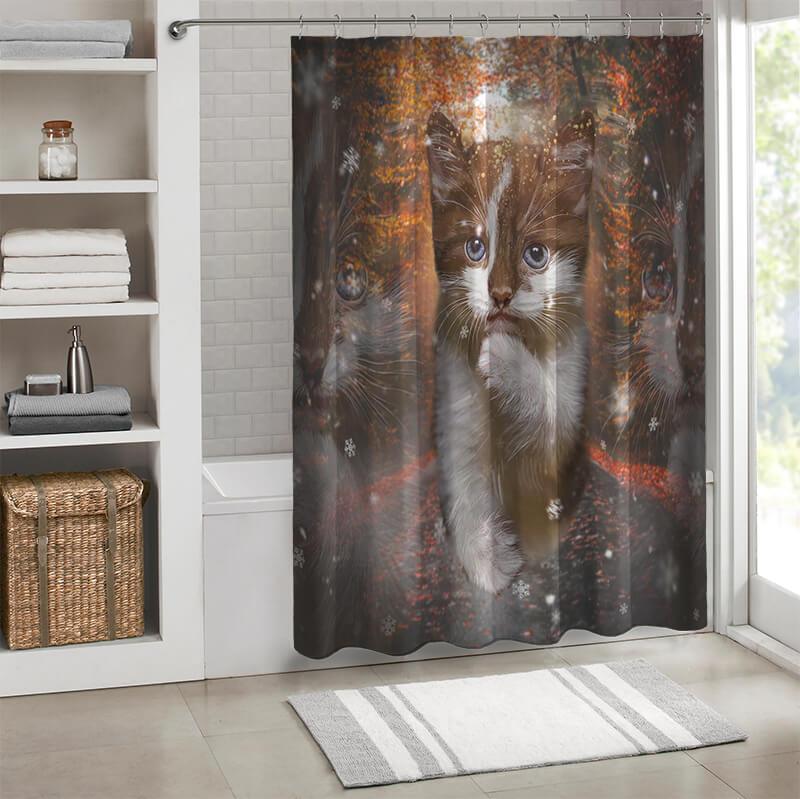 All Cute Cats Collection Shower Curtain - Creative Fans