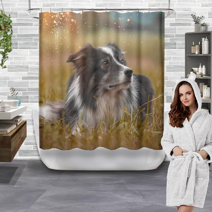 Amzing Dogs Collection Shower Curtain - Creative Fans