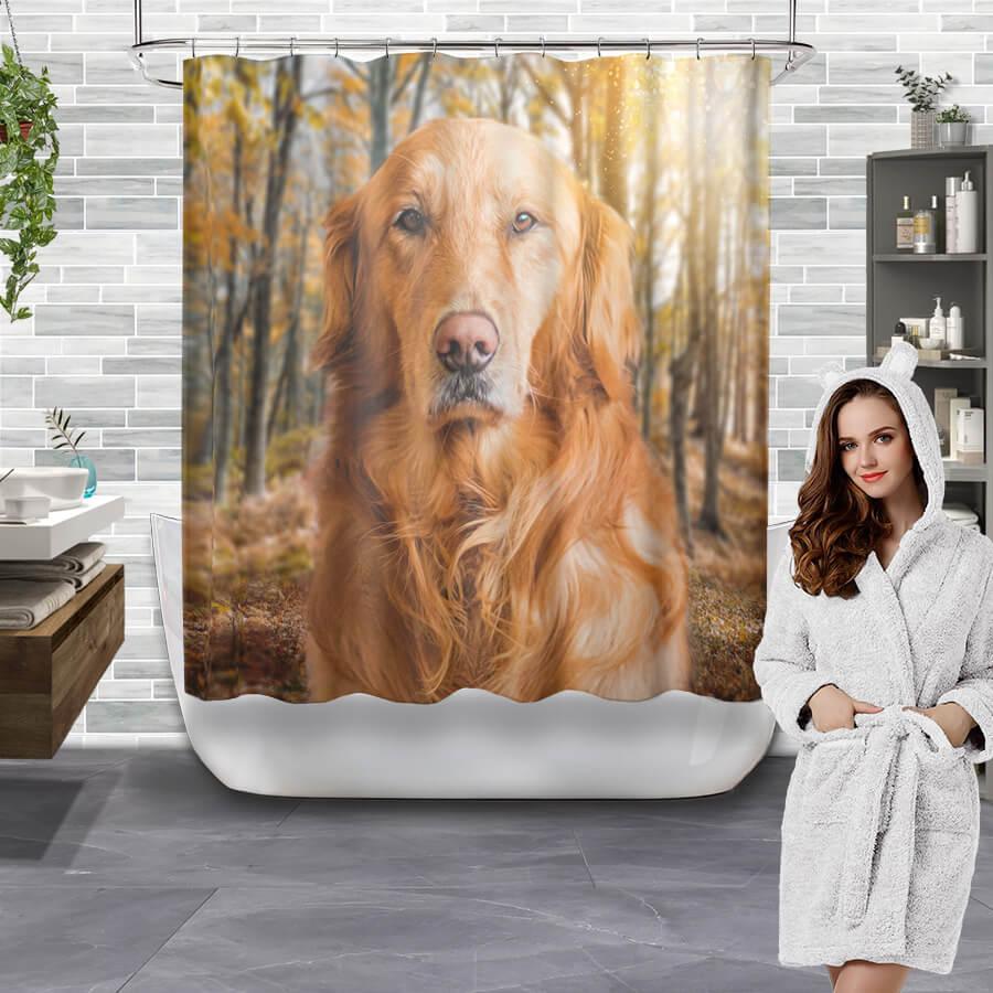 Amzing Dogs Collection Shower Curtain - Creative Fans