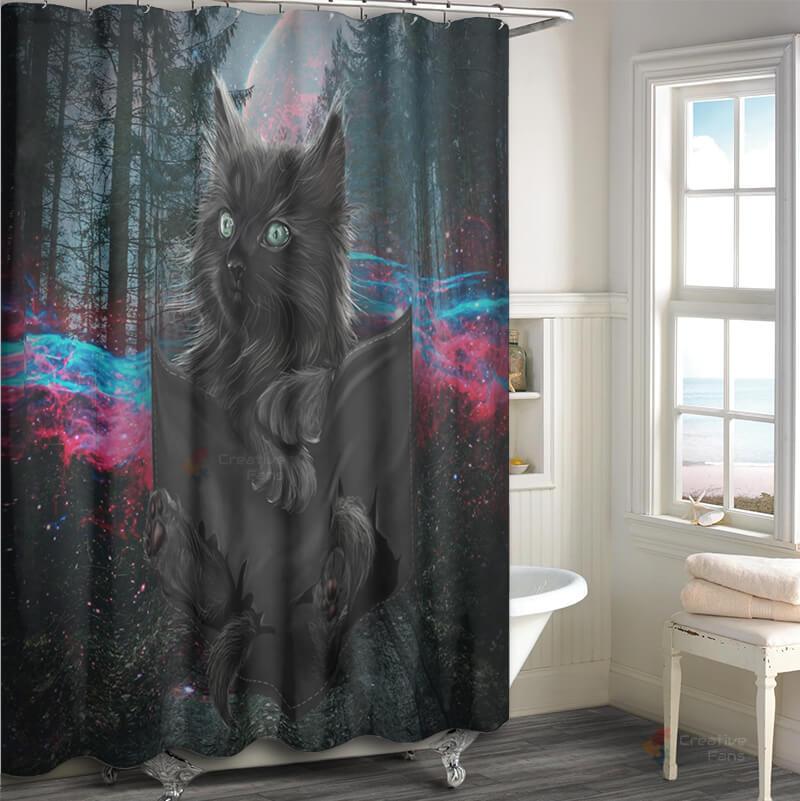 All Cute Cats Collection Shower Curtain - Creative Fans
