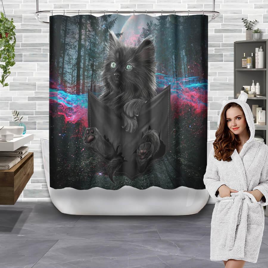 All Cute Cats Collection Shower Curtain - Creative Fans