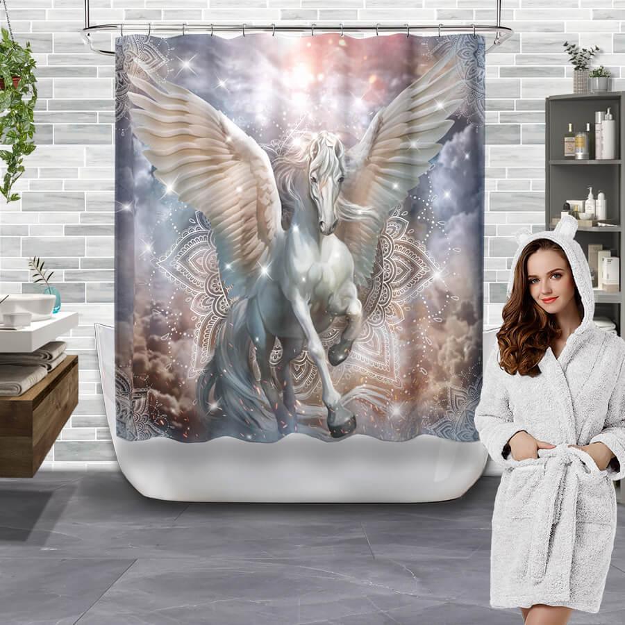 Waterproof - Horses Collection Shower Curtain - Creative Fans