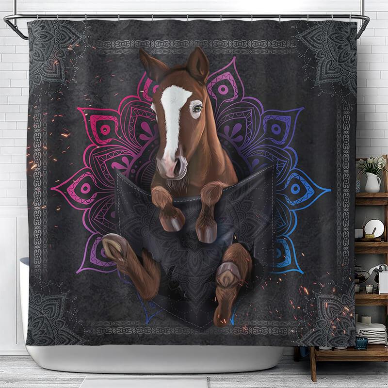 Waterproof - Horses Collection Shower Curtain - Creative Fans