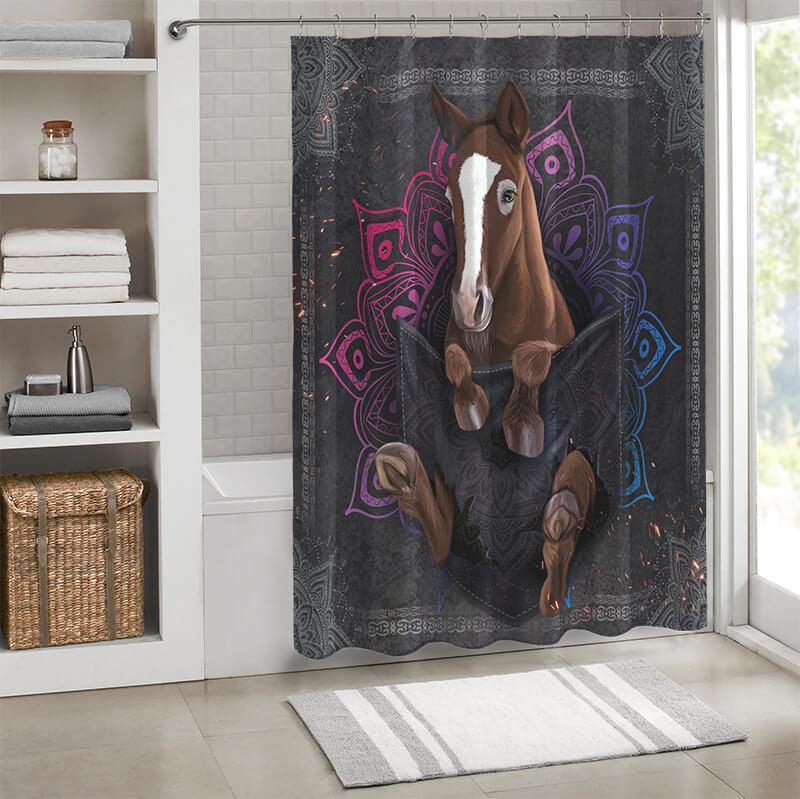 Waterproof - Horses Collection Shower Curtain - Creative Fans