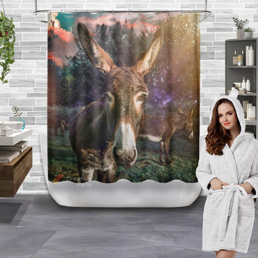 All Wild Lives Collection Shower Curtain - Creative Fans