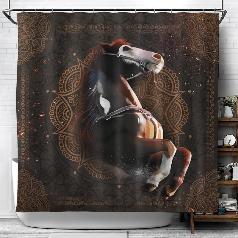 Waterproof - Horses Collection Shower Curtain - Creative Fans