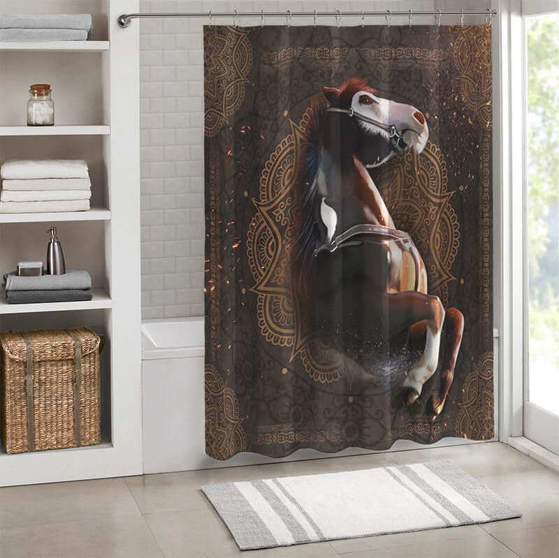 Waterproof - Horses Collection Shower Curtain - Creative Fans