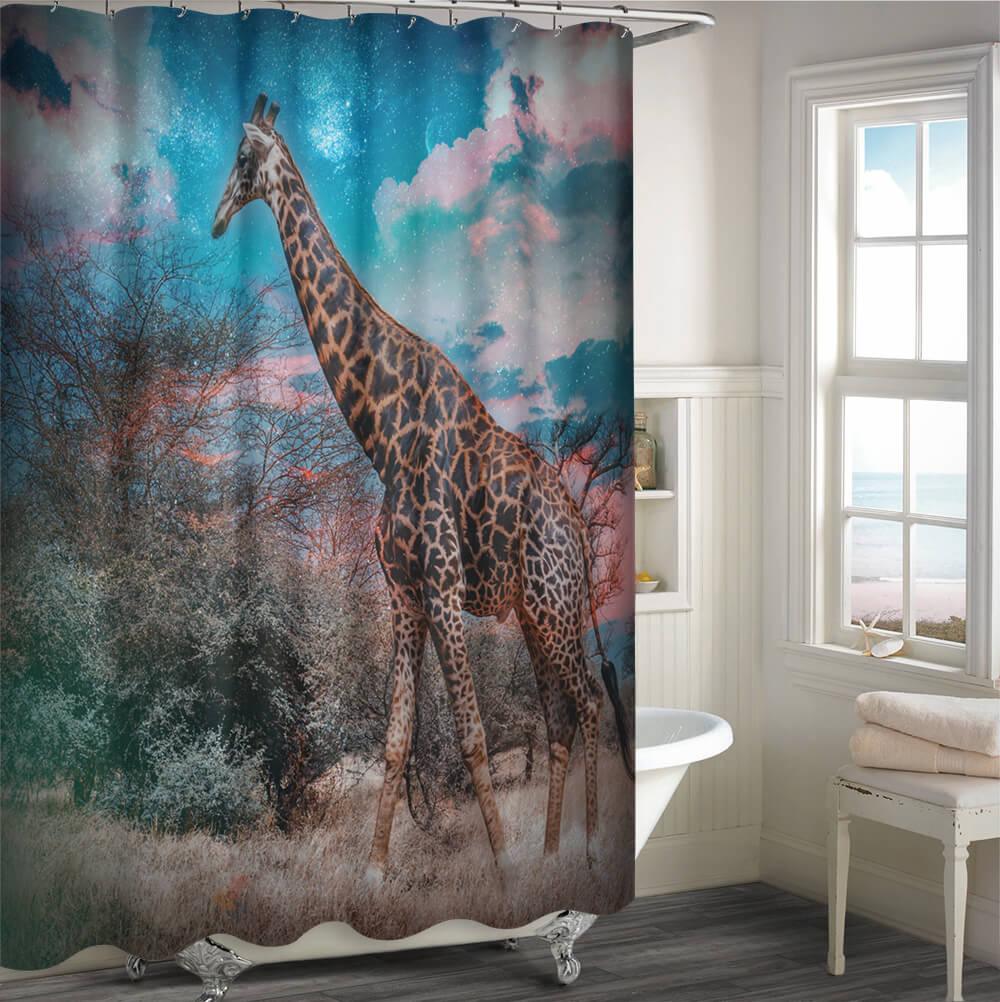 All Wild Lives Collection Shower Curtain - Creative Fans