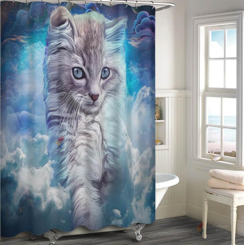All Cute Cats Collection Shower Curtain - Creative Fans