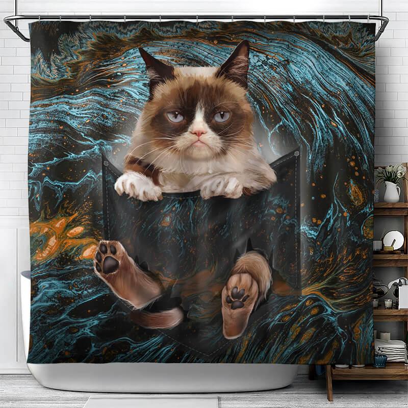 All Cute Cats Collection Shower Curtain - Creative Fans