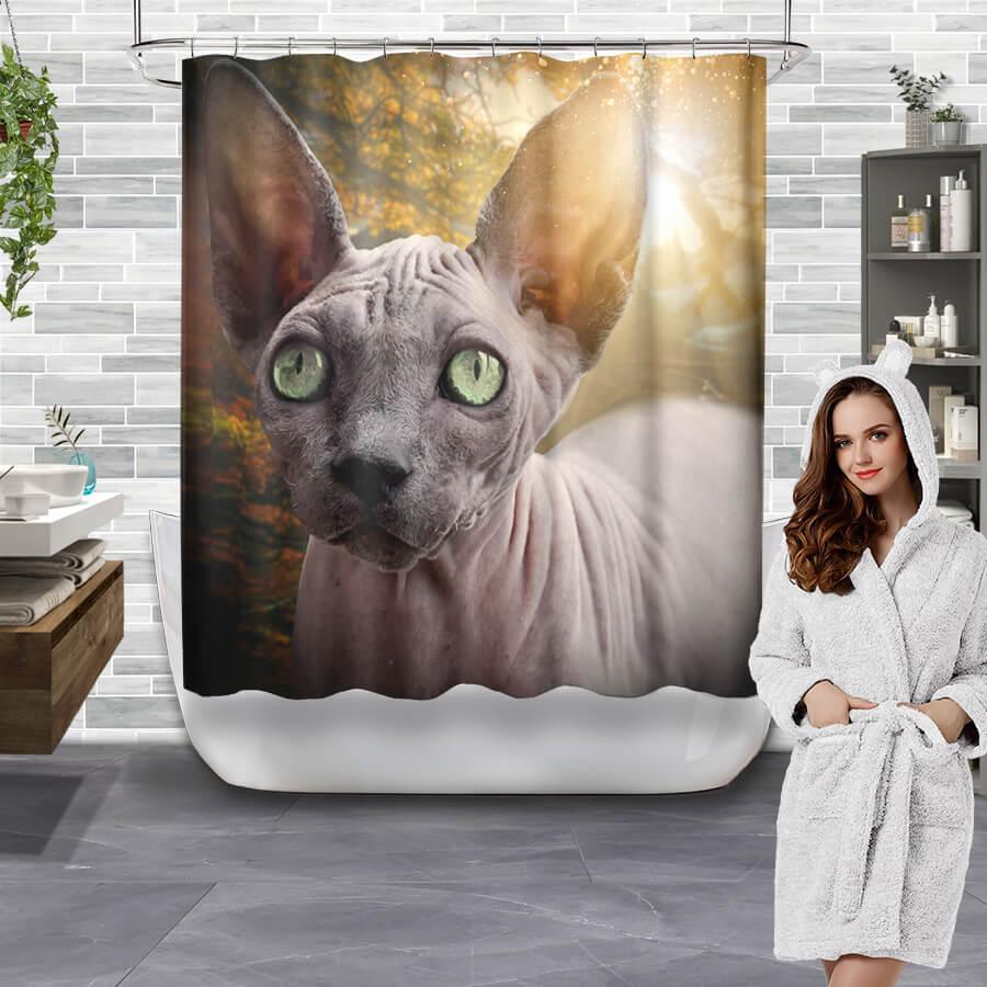 All Cute Cats Collection Shower Curtain - Creative Fans