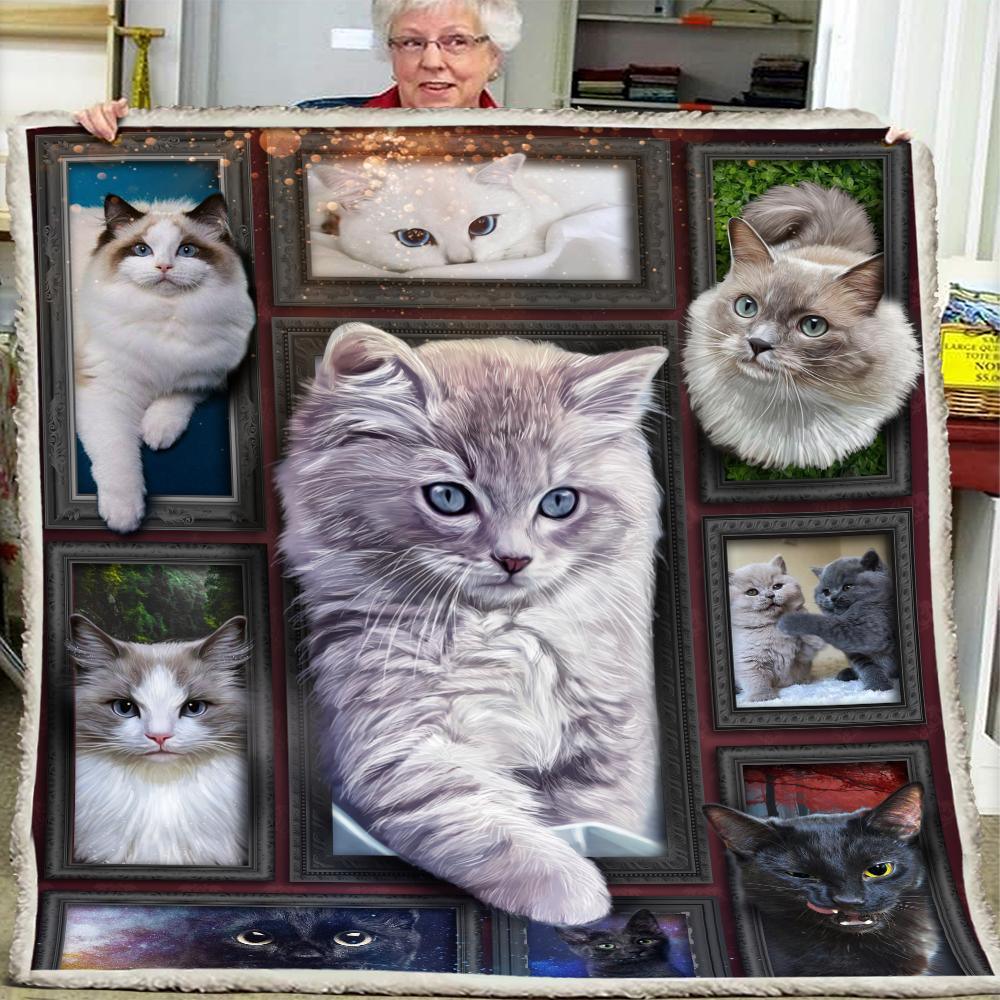 Cozy & Soft Persian Cat Blanket- 1B1017C - Creative Fans