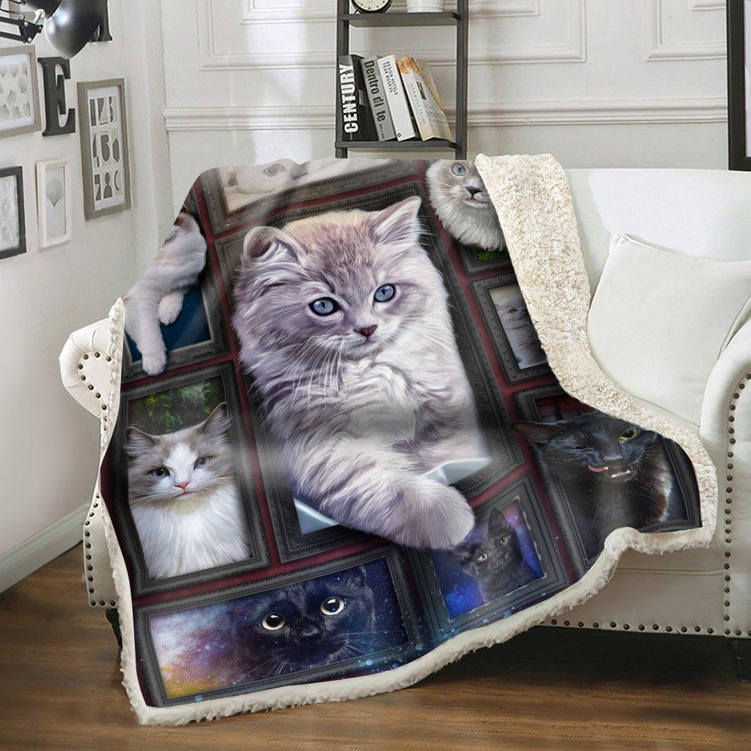 Cozy & Soft Persian Cat Blanket- 1B1017C - Creative Fans